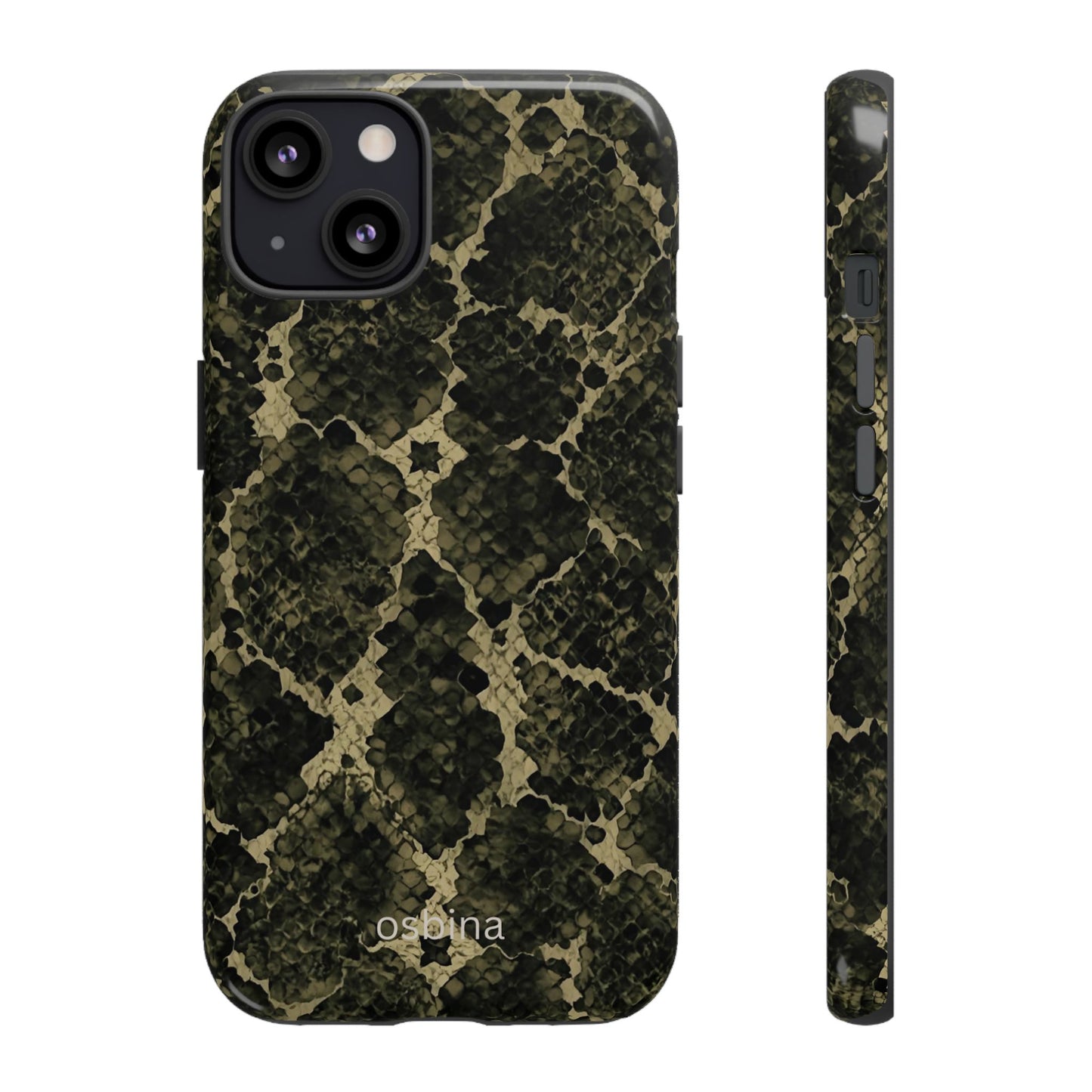 osbina | The Olive Snakeskin Designer Case