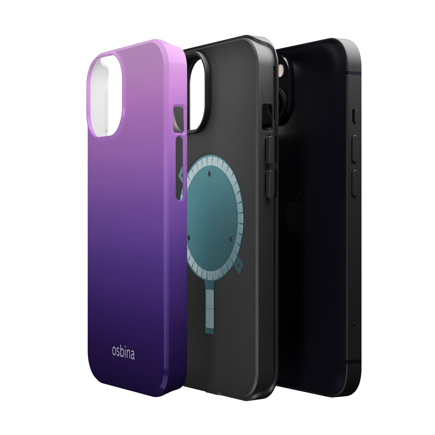 osbina | MagSafe compatible for iPhone | The Violet Haze Phone Case | Color Edit Collection