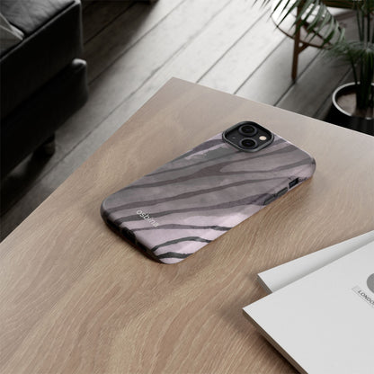 osbina | Stripes on Point — The Muted Gray + Black Tiger Case | The Season Collective