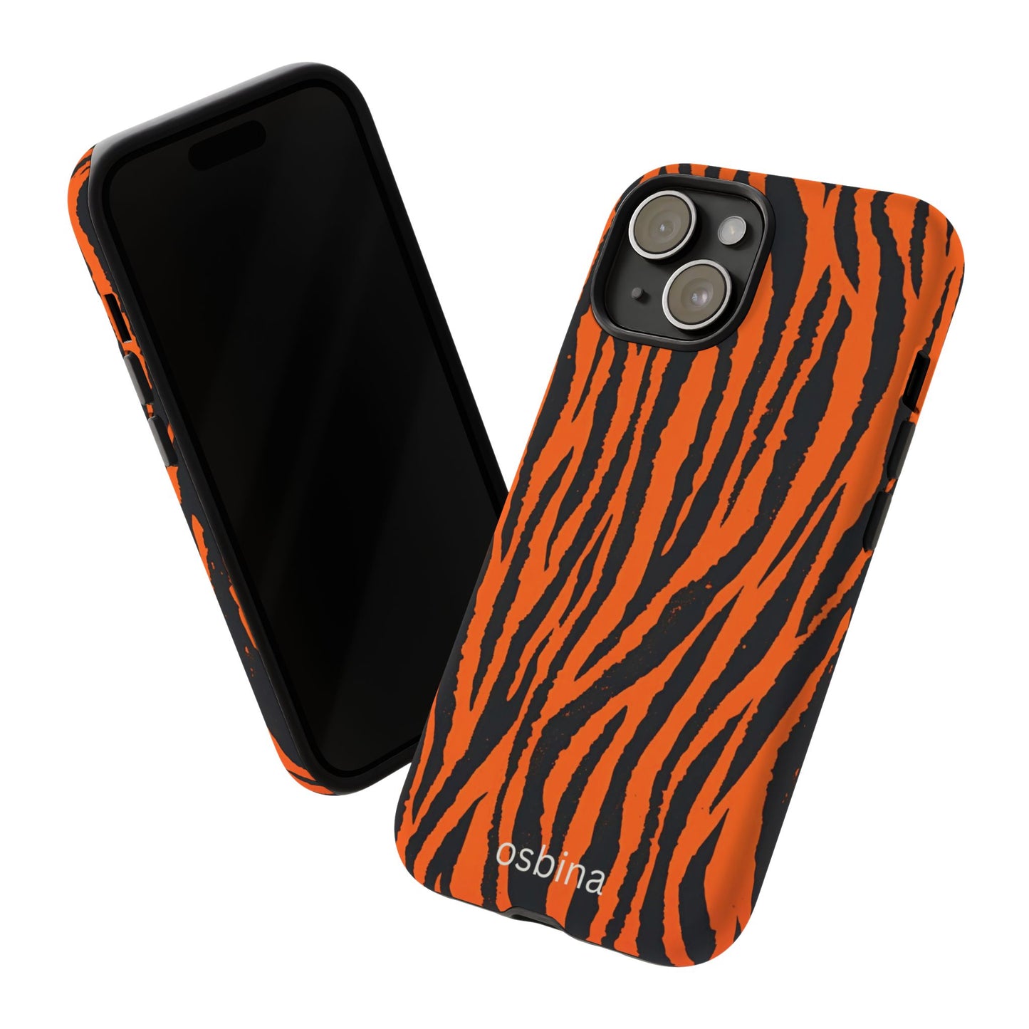 osbina | Tiger, But Make It Chic — The Bengal Stripe Case in Orange + Black | The Season Collective