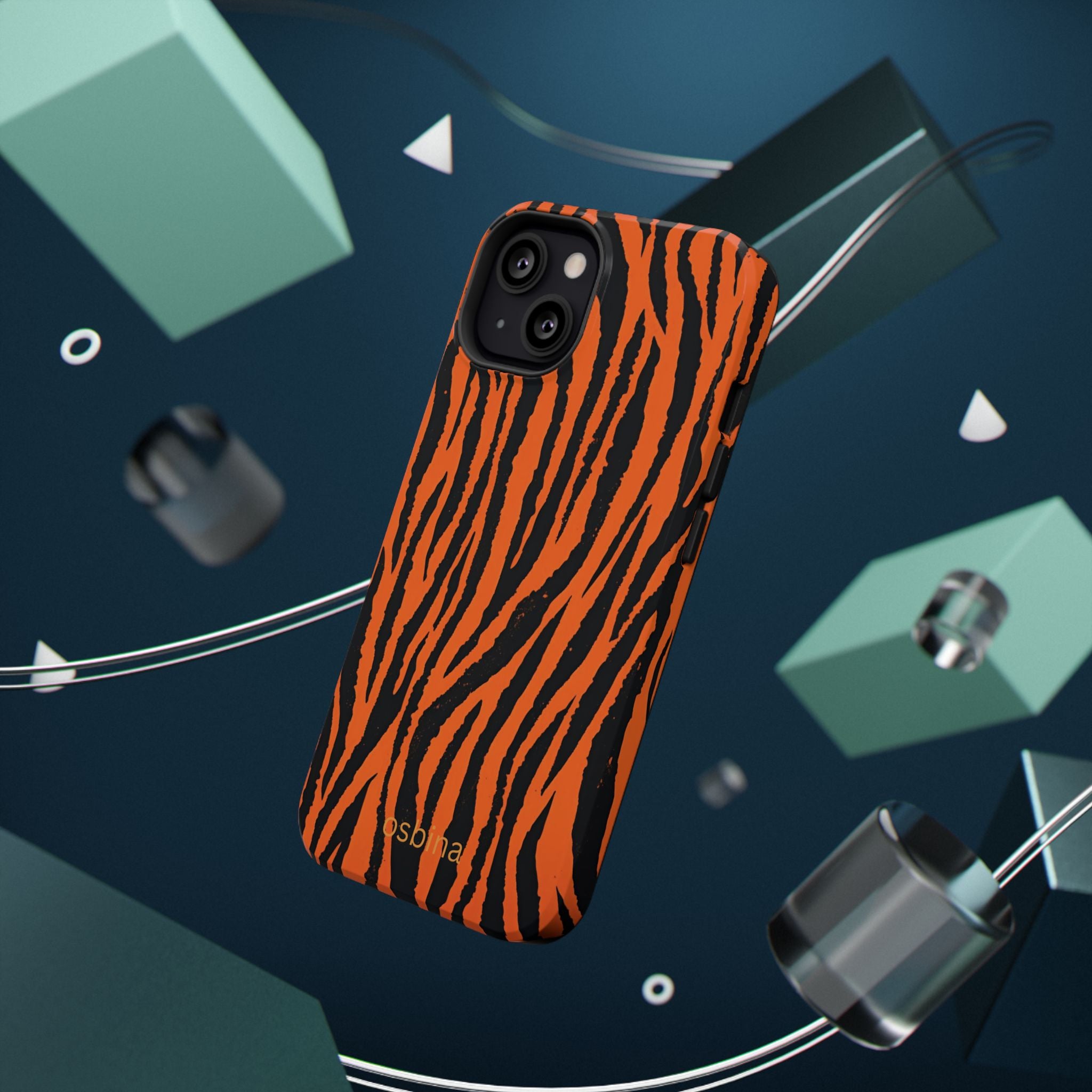 osbina | Tiger, But Make It Chic — The Bengal Stripe Case in Orange + Black | The Season Collective