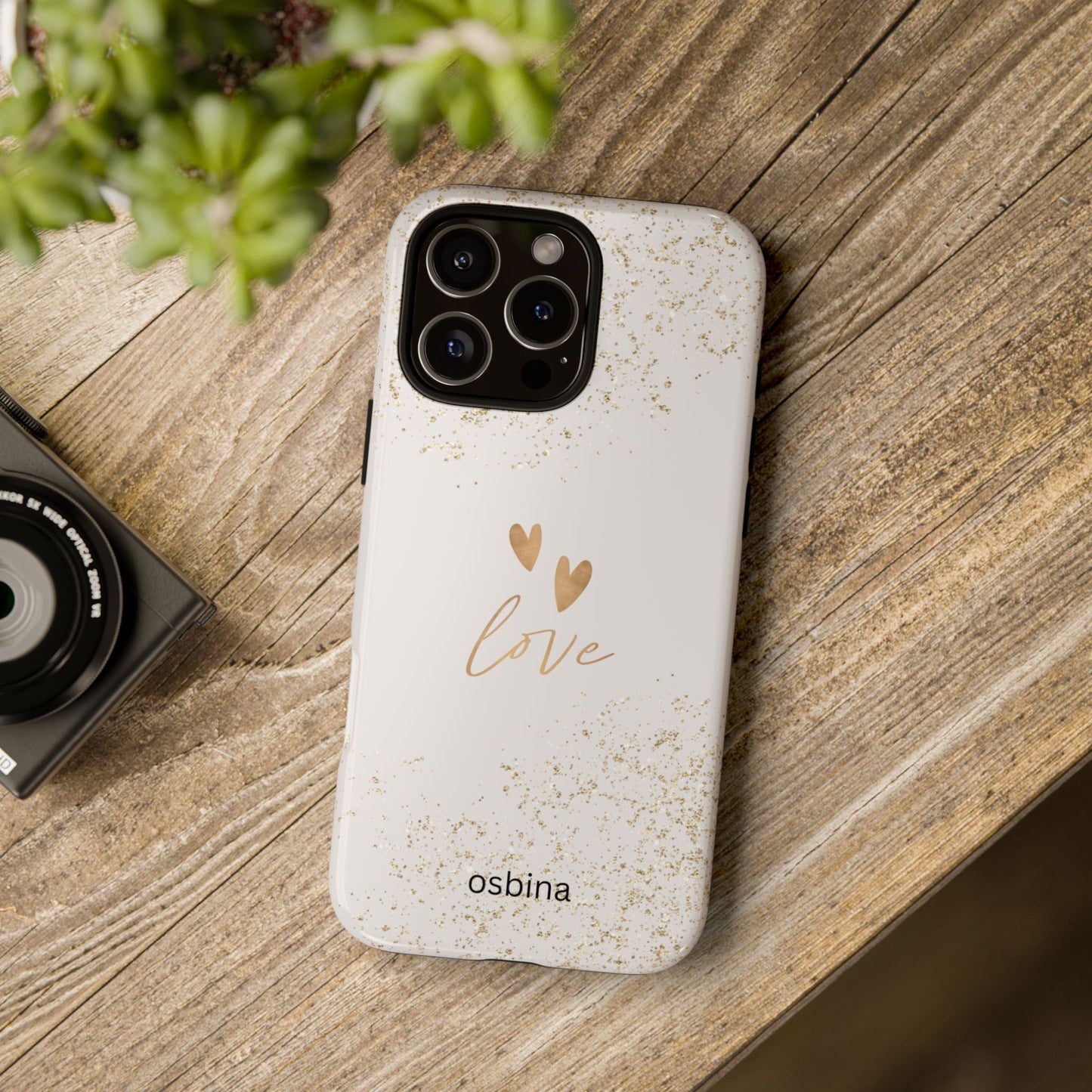 osbina | Golden Amour Phone Case | Modern Muse Collection