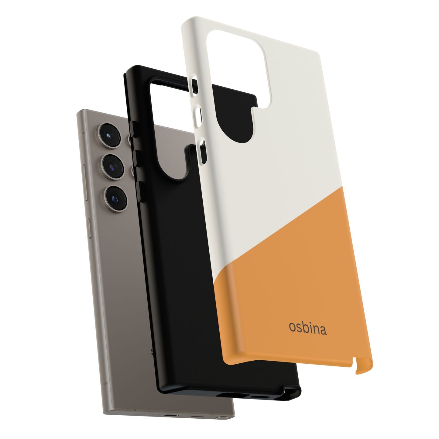 osbina | Divide & Conquer — The Orange + White Split Diagonal Case | The Season Collective