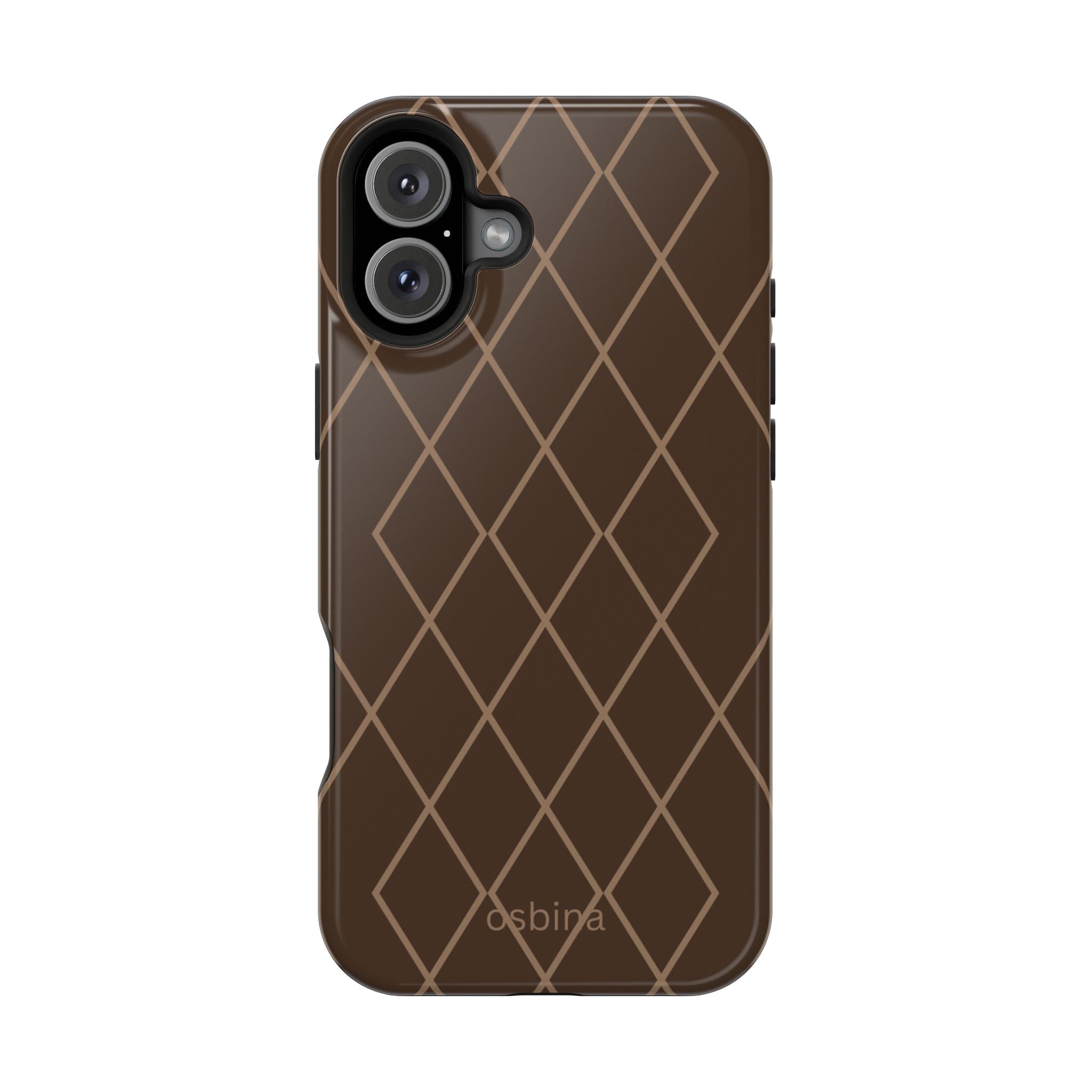 osbina | MagSafe for iPhone | Diamond Espresso Designer Case