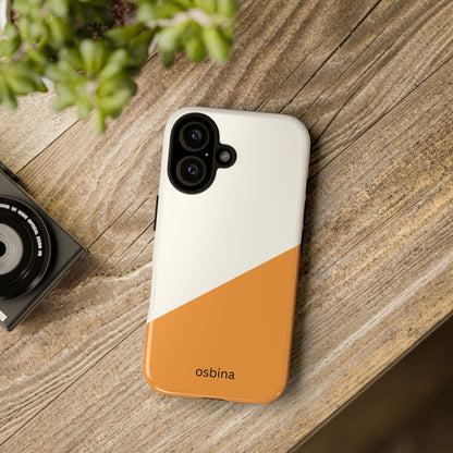 osbina | Divide & Conquer — The Orange + White Split Diagonal Case | The Season Collective