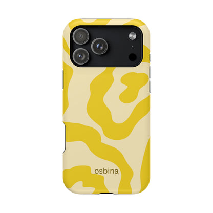 osbina | MagSafe compatible for iPhone | The Mustard Muse Phone Case | Color Edit Collection