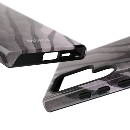 osbina | Stripes on Point — The Muted Gray + Black Tiger Case | The Season Collective
