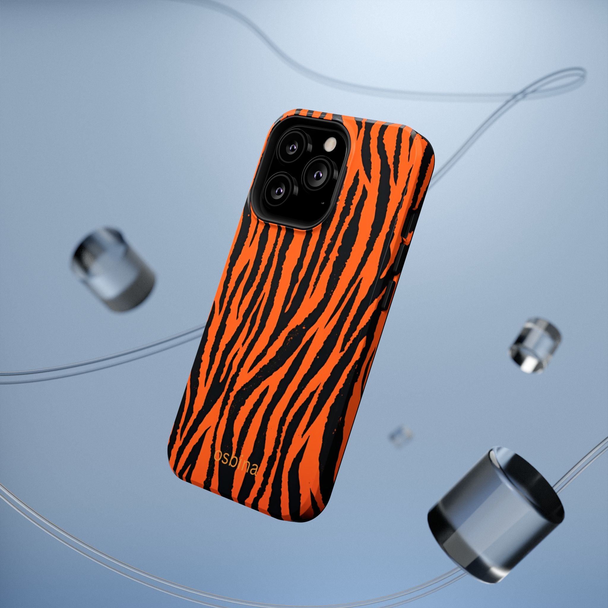 osbina | Tiger, But Make It Chic — The Bengal Stripe Case in Orange + Black | The Season Collective
