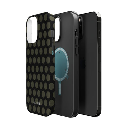 osbina | MagSafe compatible for iPhone | Onyx Chic Phone Case | Modern Muse Collection