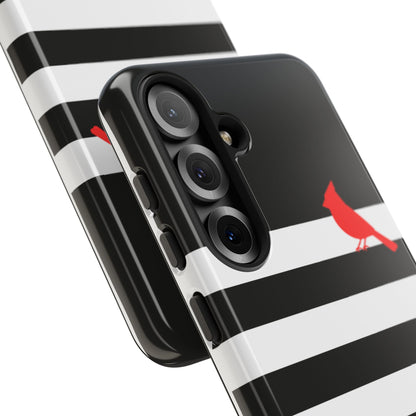 osbina | Redbird Edition Thinking of You Phone Case Black & White Stripe | Inspired By Collection