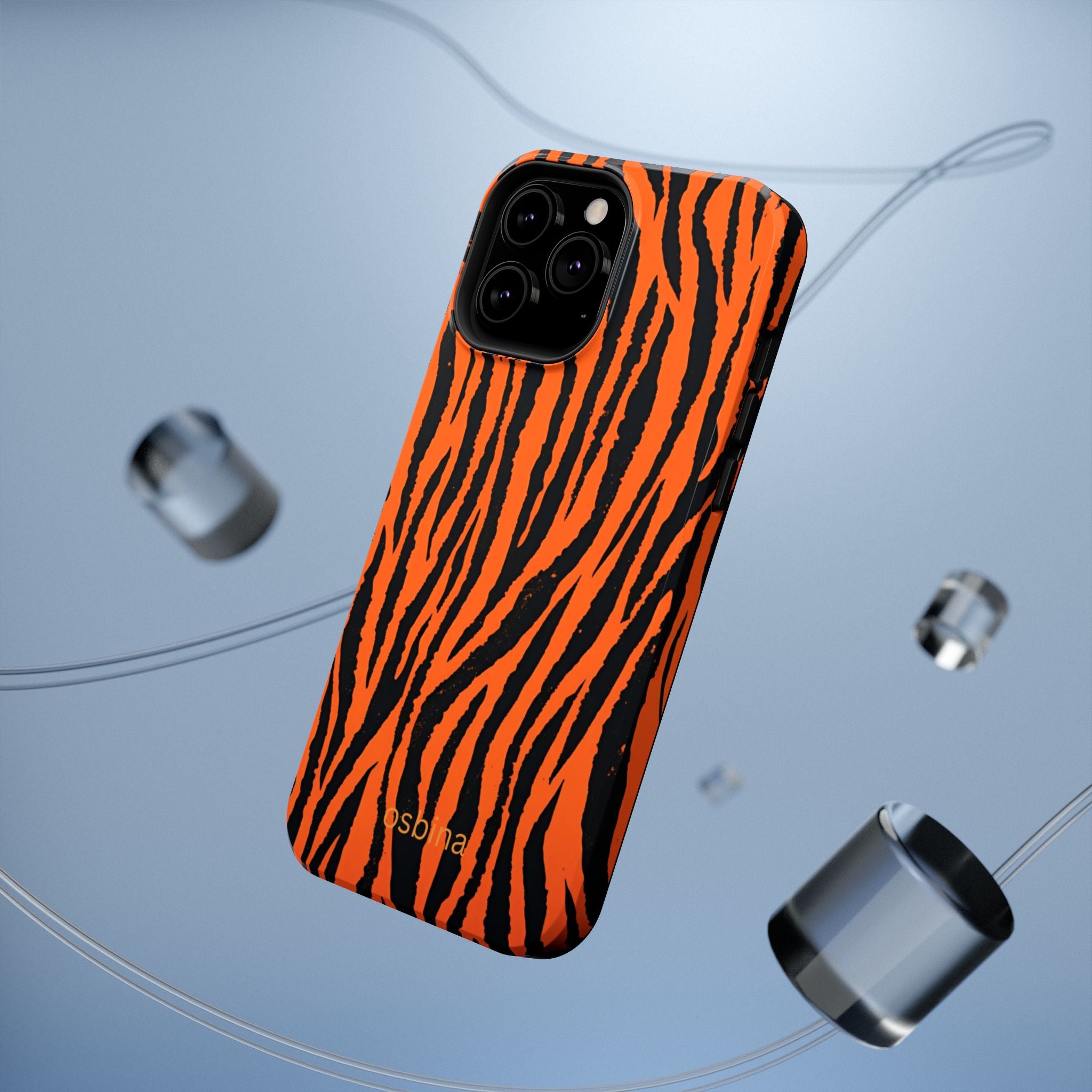 osbina | Tiger, But Make It Chic — The Bengal Stripe Case in Orange + Black | The Season Collective