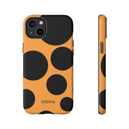 osbina | The Bubble Statement Case in Orange + Black | The Season Collective