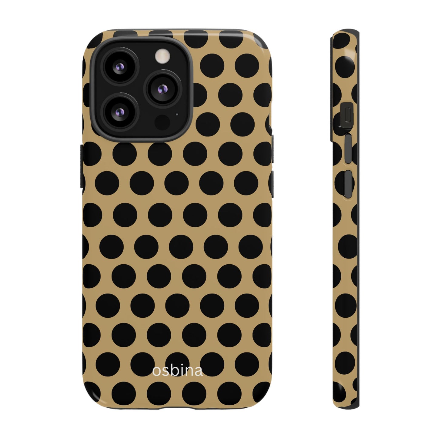 osbina | Camel Noir Dots, Designer Case