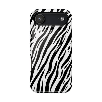 osbina | MagSafe Compatible for iPhone | The Bengal Bold Stripe Case in White + Black | The Season Collective