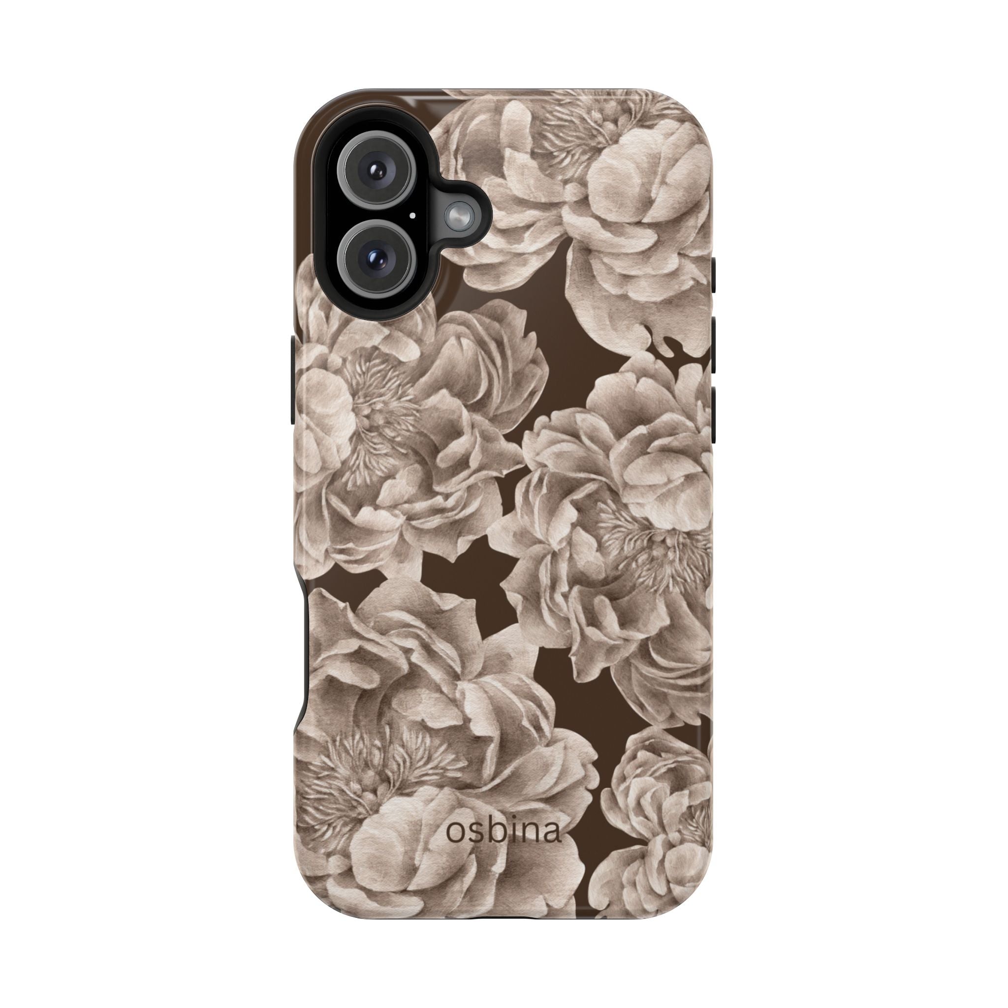 osbina | Peony Espresso Designer Case
