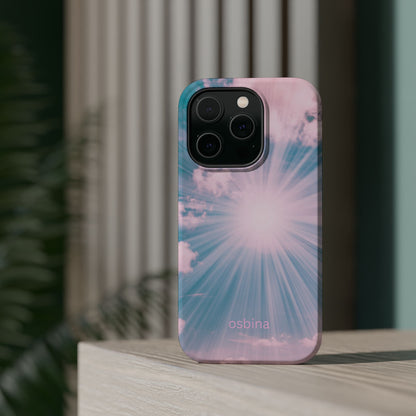 osbina | MagSafe compatible for iPhone | The Sunburst Skies Case | YAYOU Collection Supporting Shine Like Sable