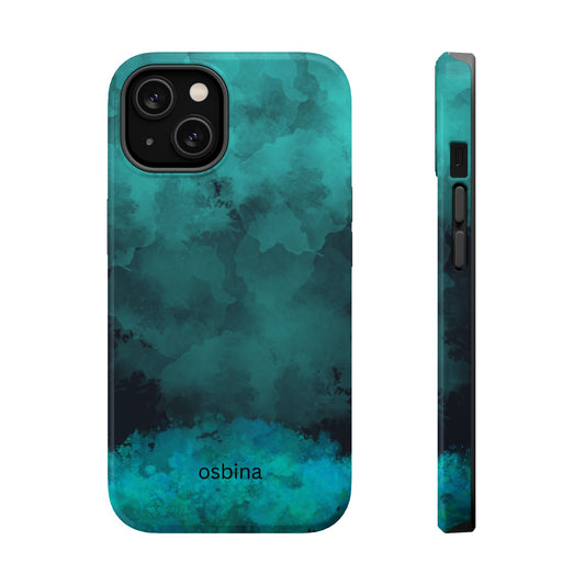 osbina | MagSafe compatible for iPhone | Midnight Aurora Phone Case | Modern Muse Collection