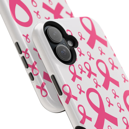 osbina |  MagSafe compatible for iPhone | Limited Edition Strength in Ribbons Case in Light Pink + Soft Pink + Hot Pink | The Pink October Collection | Inspired By