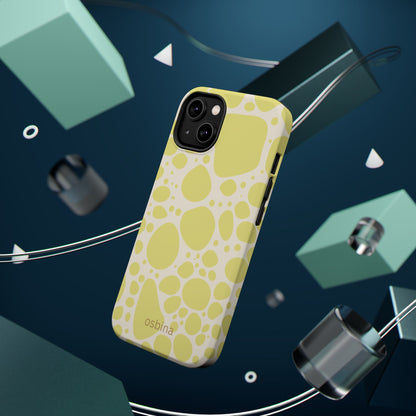 osbina | MagSafe compatible for iPhone | The Chartreuse Mirage Phone Case | Color Edit Collection