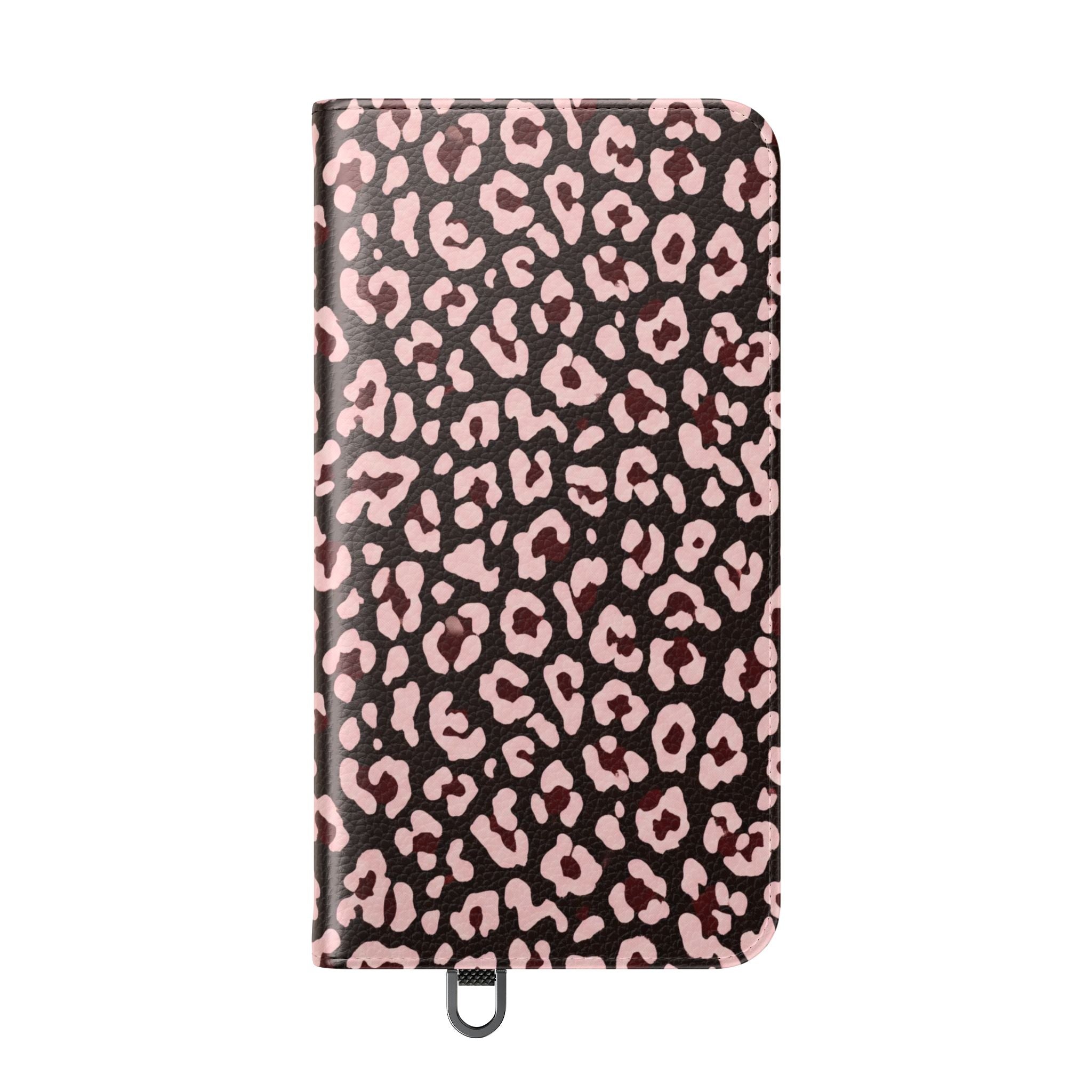 osbina | Wallet Flip Case for iPhone & Samsung | Chocolate Pink Leopard