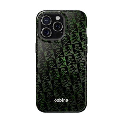 osbina | MagSafe compatible for iPhone | Skull & Crossbones Phone Case | Season Collective Collection