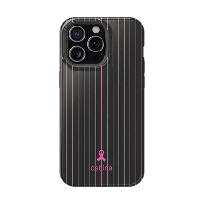 YAYOU MagSafe for iPhone | The Pink Pinstripe Designer Case | osbina
