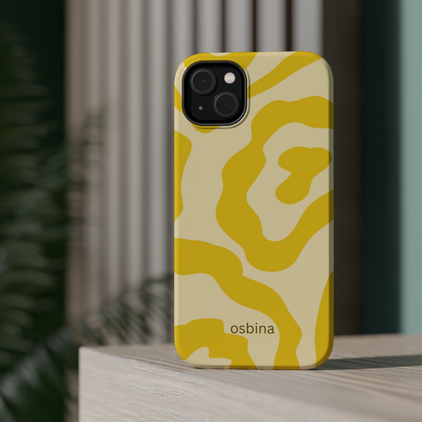 osbina | MagSafe compatible for iPhone | The Mustard Muse Phone Case | Color Edit Collection