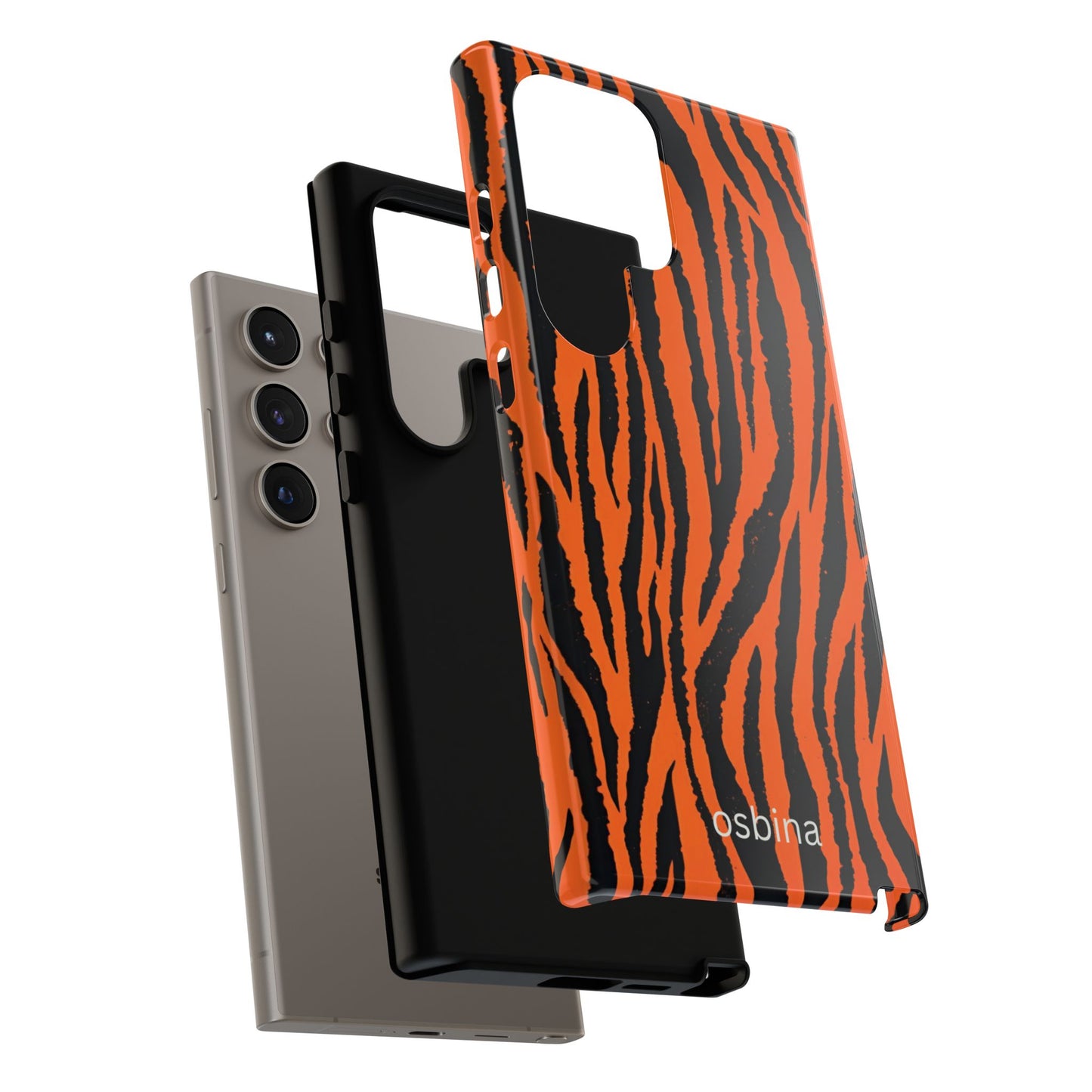 osbina | Tiger, But Make It Chic — The Bengal Stripe Case in Orange + Black | The Season Collective