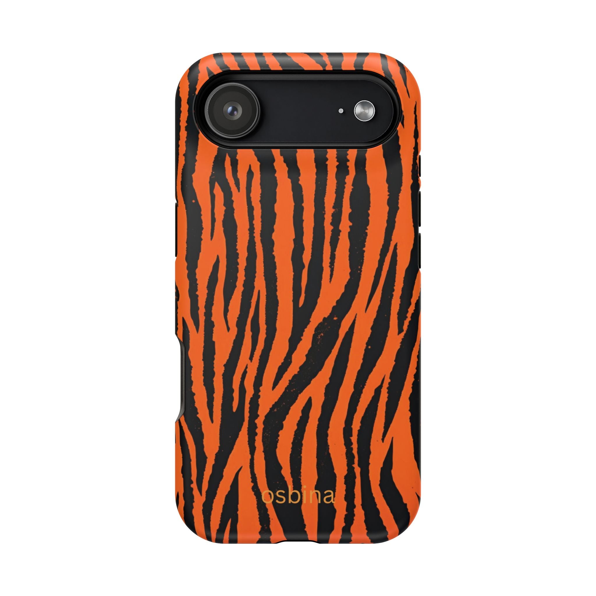 osbina | Tiger, But Make It Chic — The Bengal Stripe Case in Orange + Black | The Season Collective