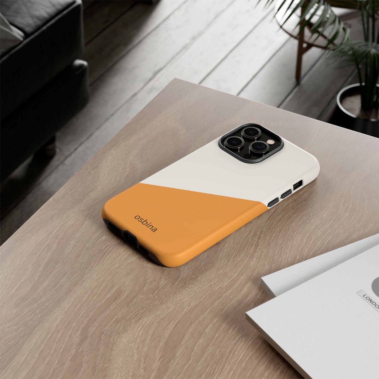 osbina | Divide & Conquer — The Orange + White Split Diagonal Case | The Season Collective