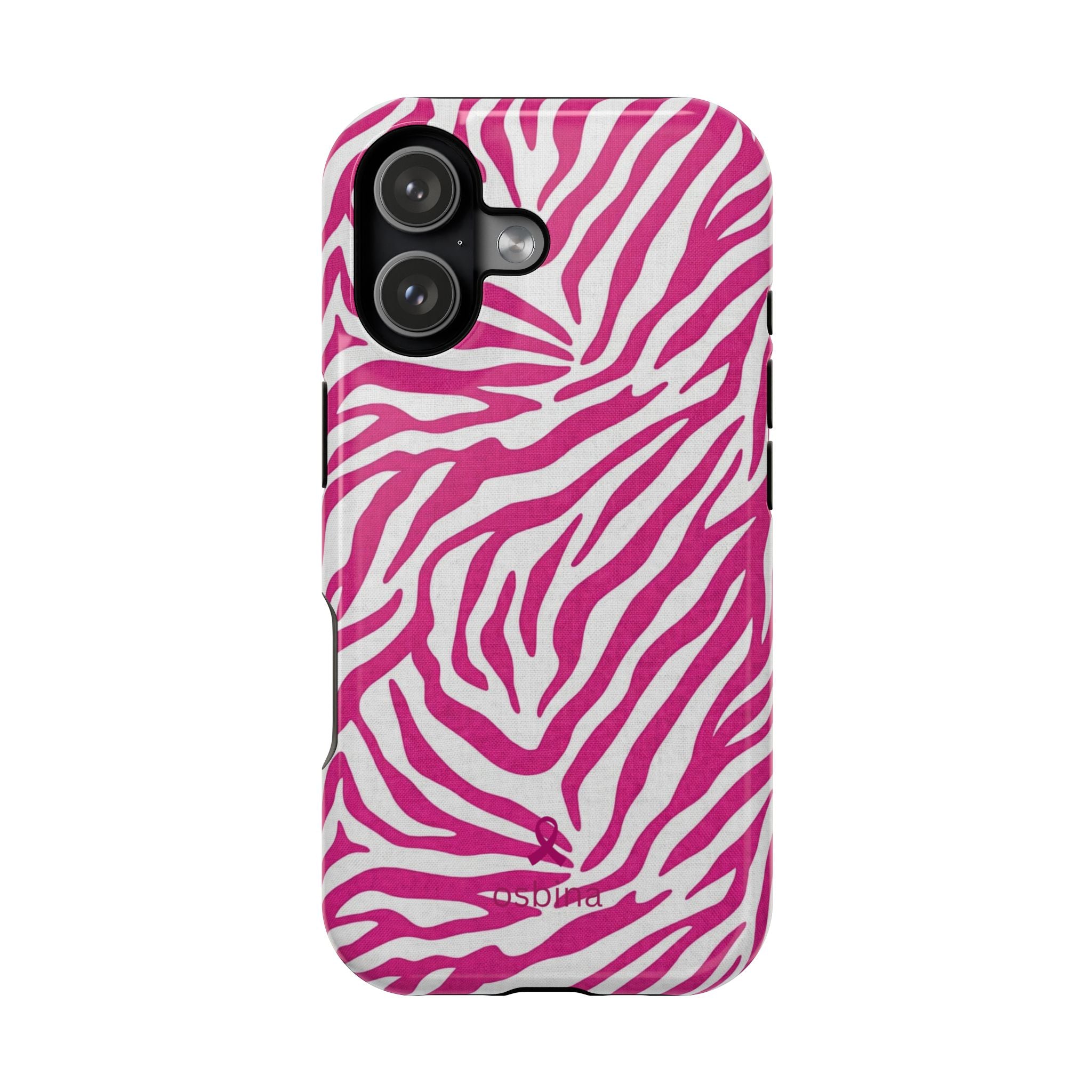 YAYOU MagSafe for iPhone | The Pink Zebra Designer Case | osbina