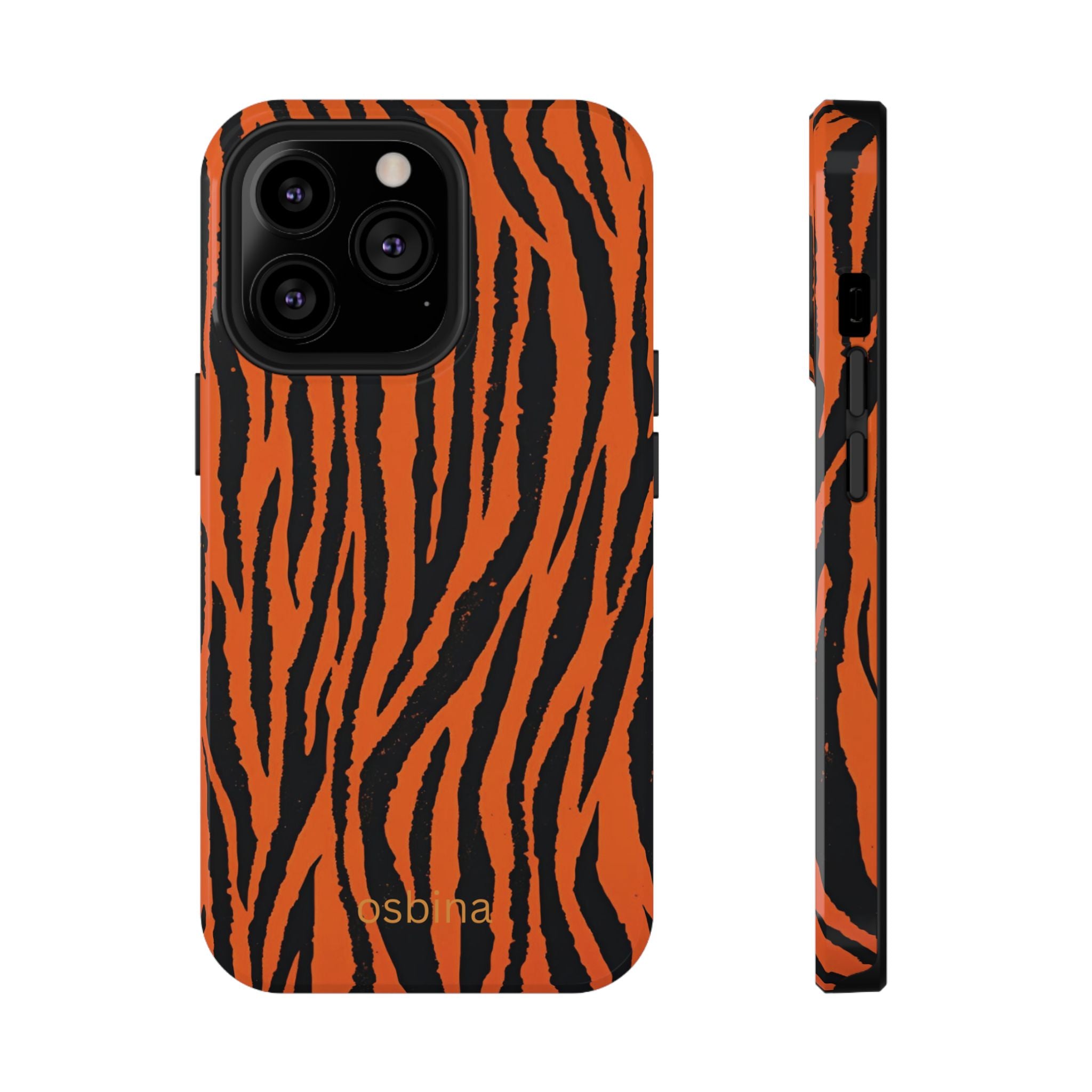 osbina | Tiger, But Make It Chic — The Bengal Stripe Case in Orange + Black | The Season Collective