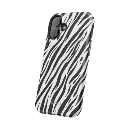 osbina | MagSafe Compatible for iPhone | The Bengal Bold Stripe Case in White + Black | The Season Collective