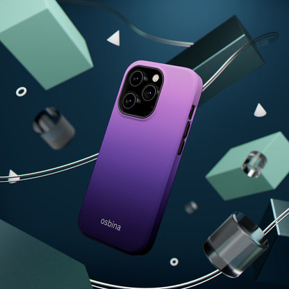 osbina | MagSafe compatible for iPhone | The Violet Haze Phone Case | Color Edit Collection