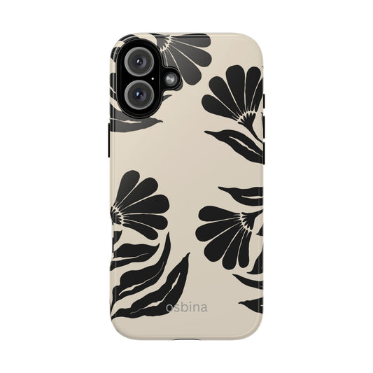 osbina | Obsidian Bloom Flower Phone Case | Modern Muse Collection