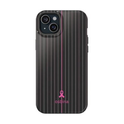YAYOU MagSafe for iPhone | The Pink Pinstripe Designer Case | osbina