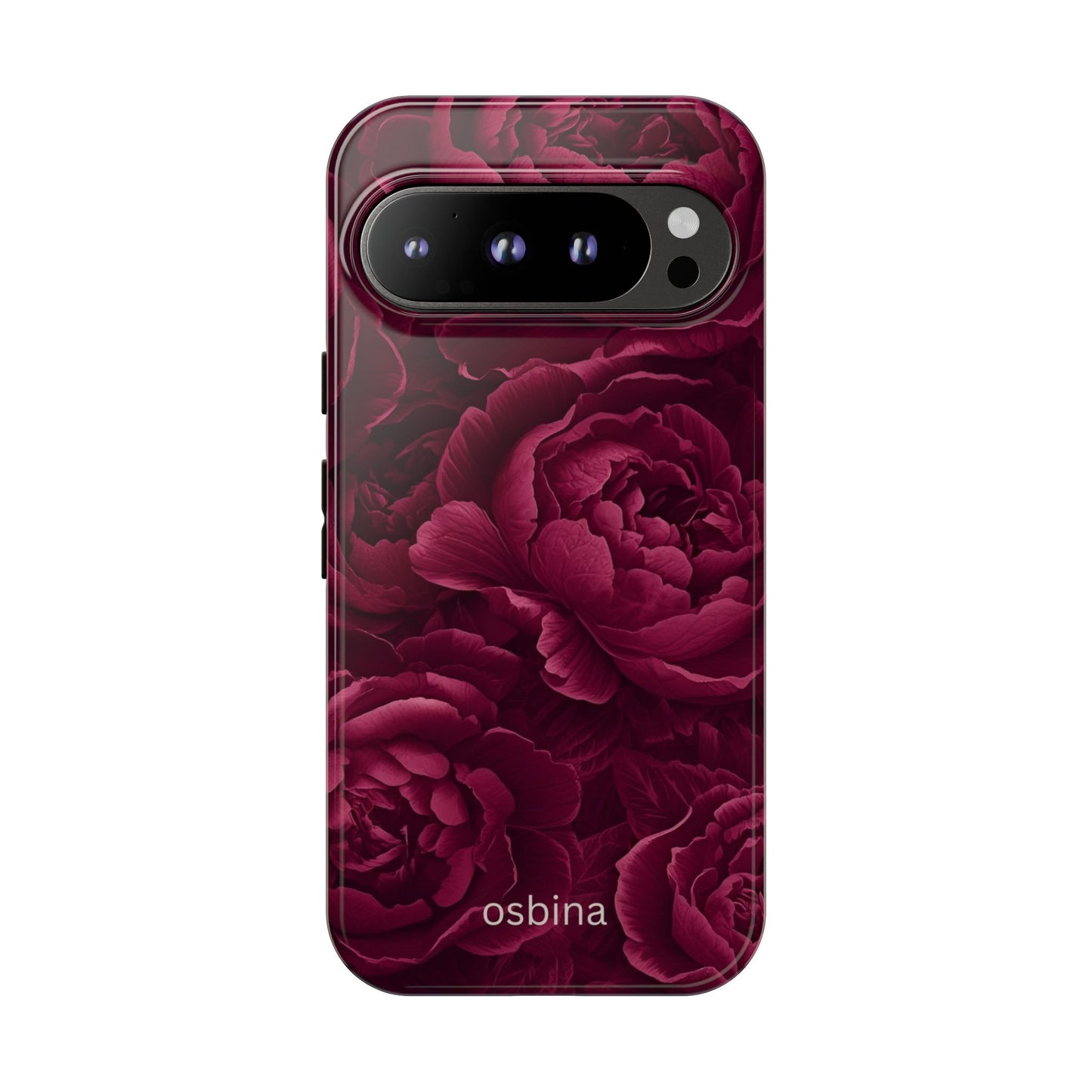 osbina | The Burgundy Peony Designer Case