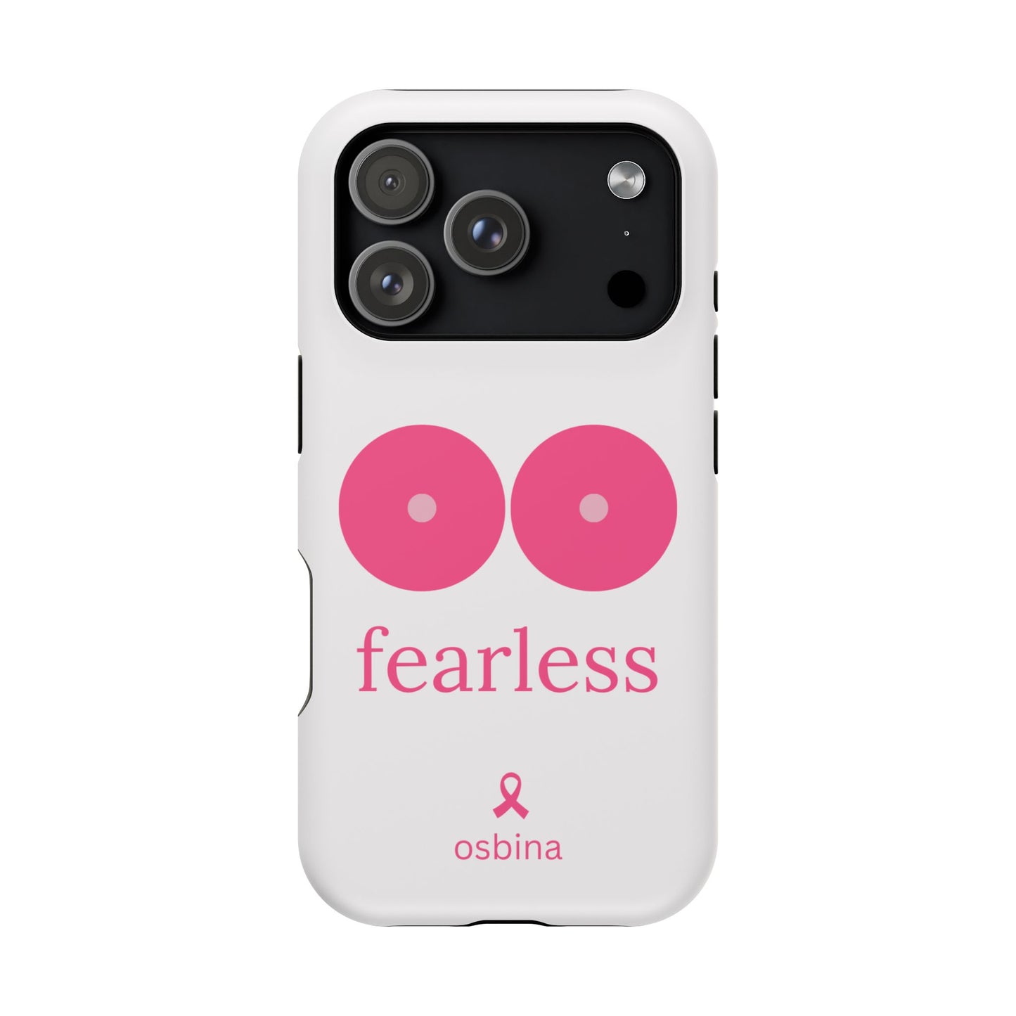 osbina |  MagSafe compatible for iPhone | Limited Edition The Fearless Tatas Case in Light Pink + Soft Pink + Hot Pink | The Pink October Collection | Inspired By