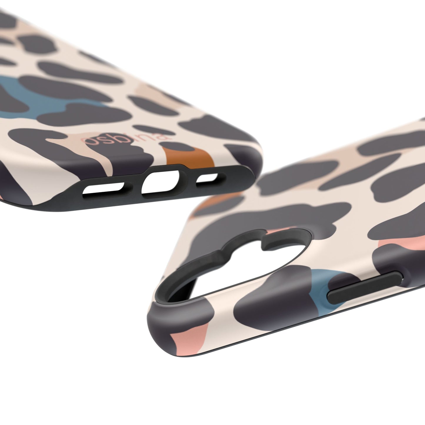 osbina | MagSafe compatible for iPhone | Leopard Luxe Color Pop Leopard Print Phone Case | Modern Muse Collection