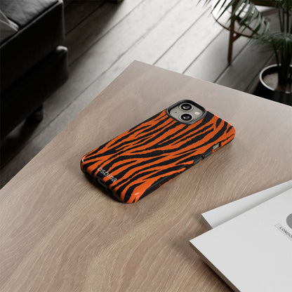 osbina | Tiger, But Make It Chic — The Bengal Stripe Case in Orange + Black | The Season Collective