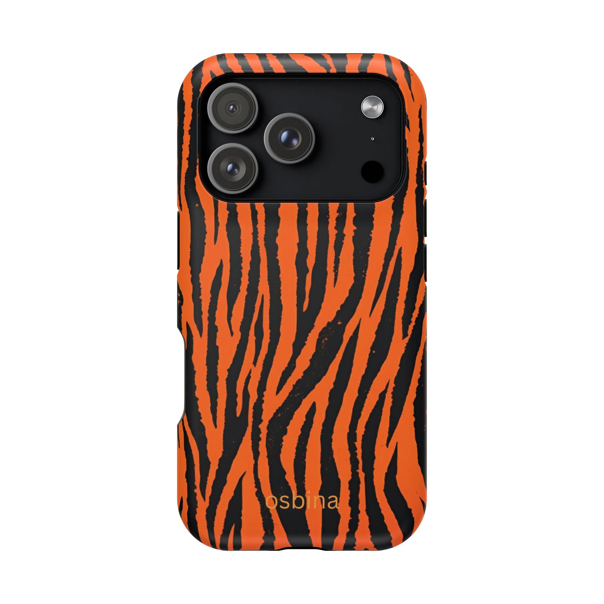 osbina | Tiger, But Make It Chic — The Bengal Stripe Case in Orange + Black | The Season Collective
