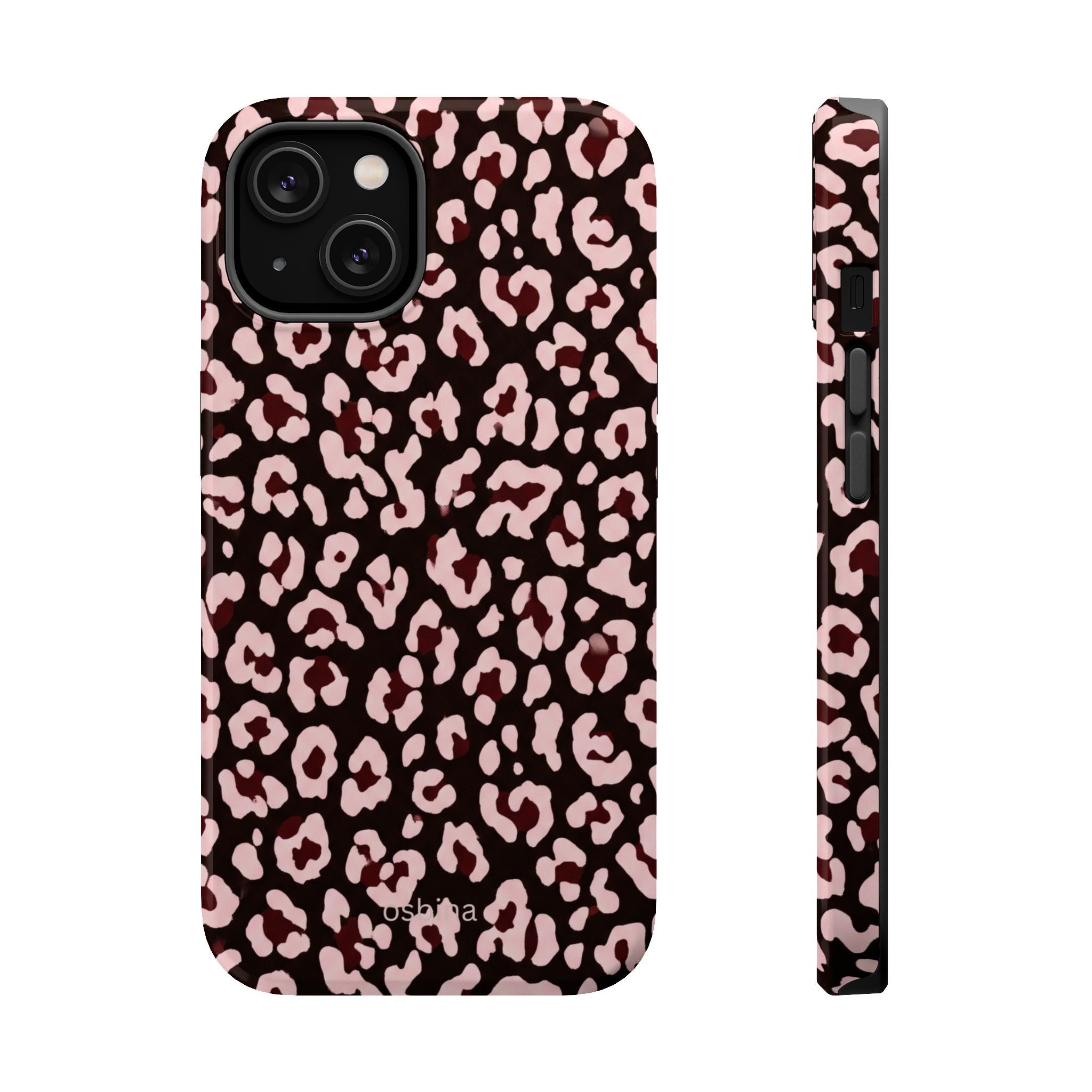 osbina | MagSafe | Chocolate Pink Leopard Designer Case