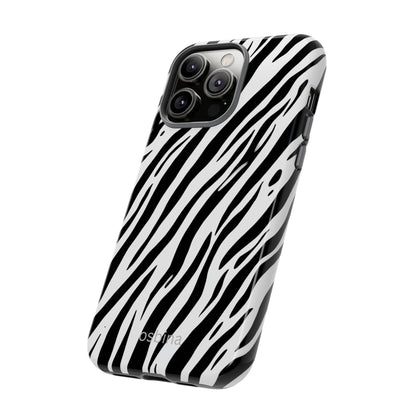 osbina | The Bengal Bold Stripe Case in White + Black | The Season Collective