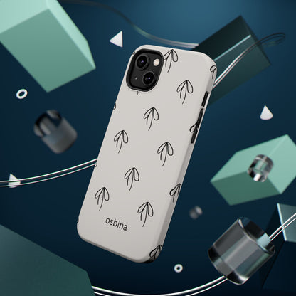 osbina | MagSafe compatible for iPhone | Linéa Flora Minimalistic Flower Phone Case | Modern Muse Collection
