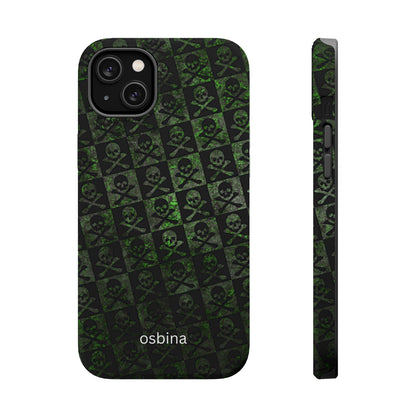 osbina | MagSafe compatible for iPhone | Skull & Crossbones Phone Case | Season Collective Collection