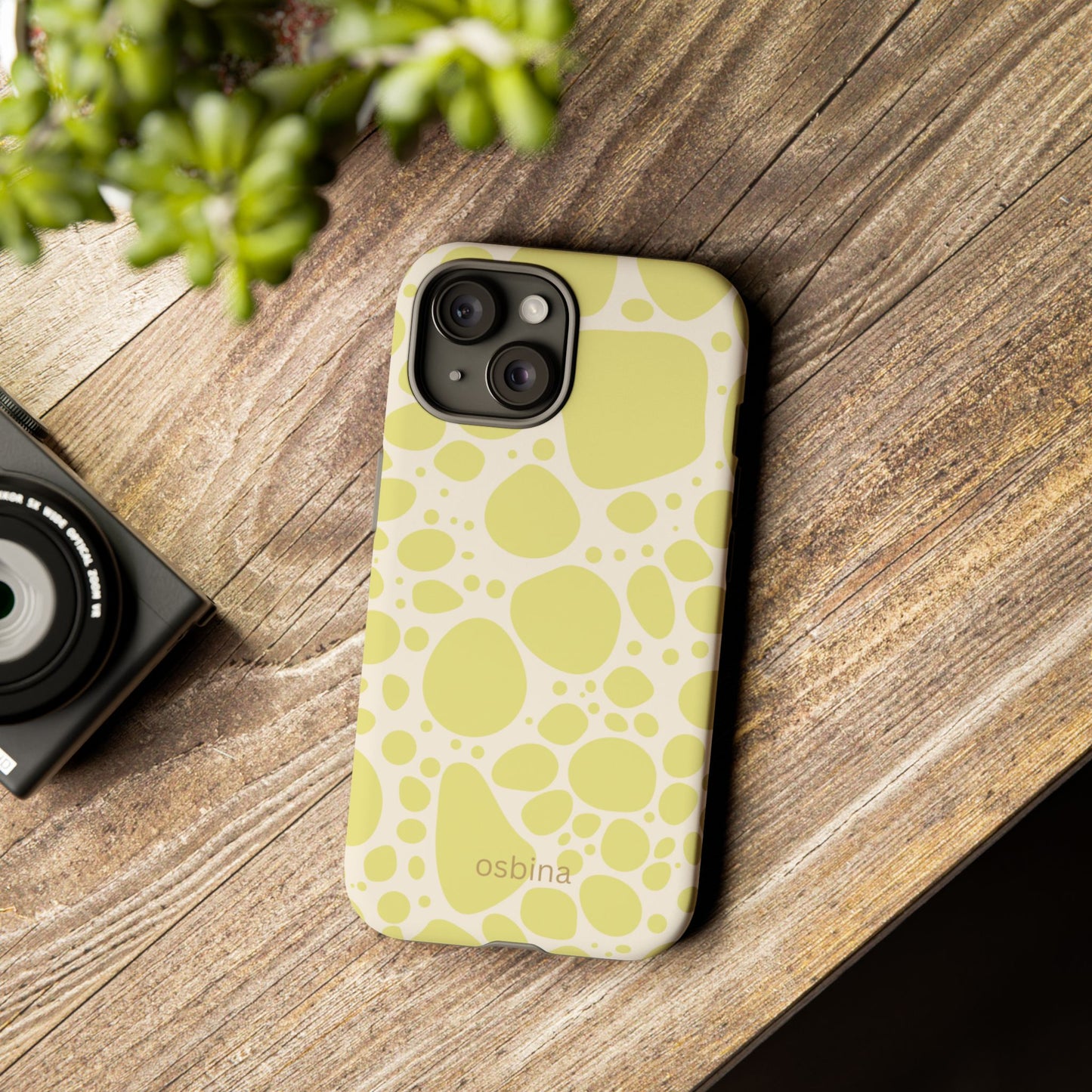 osbina | The Chartreuse Mirage Phone Case | Color Edit Collection
