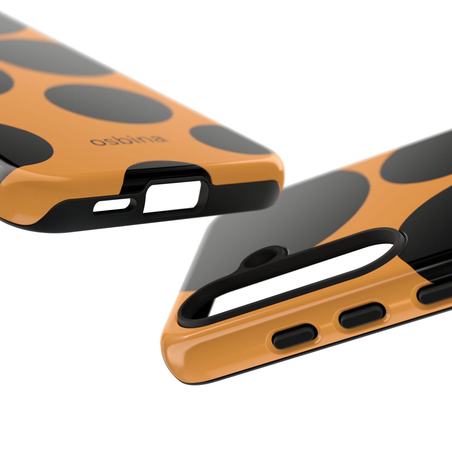 osbina | The Bubble Statement Case in Orange + Black | The Season Collective