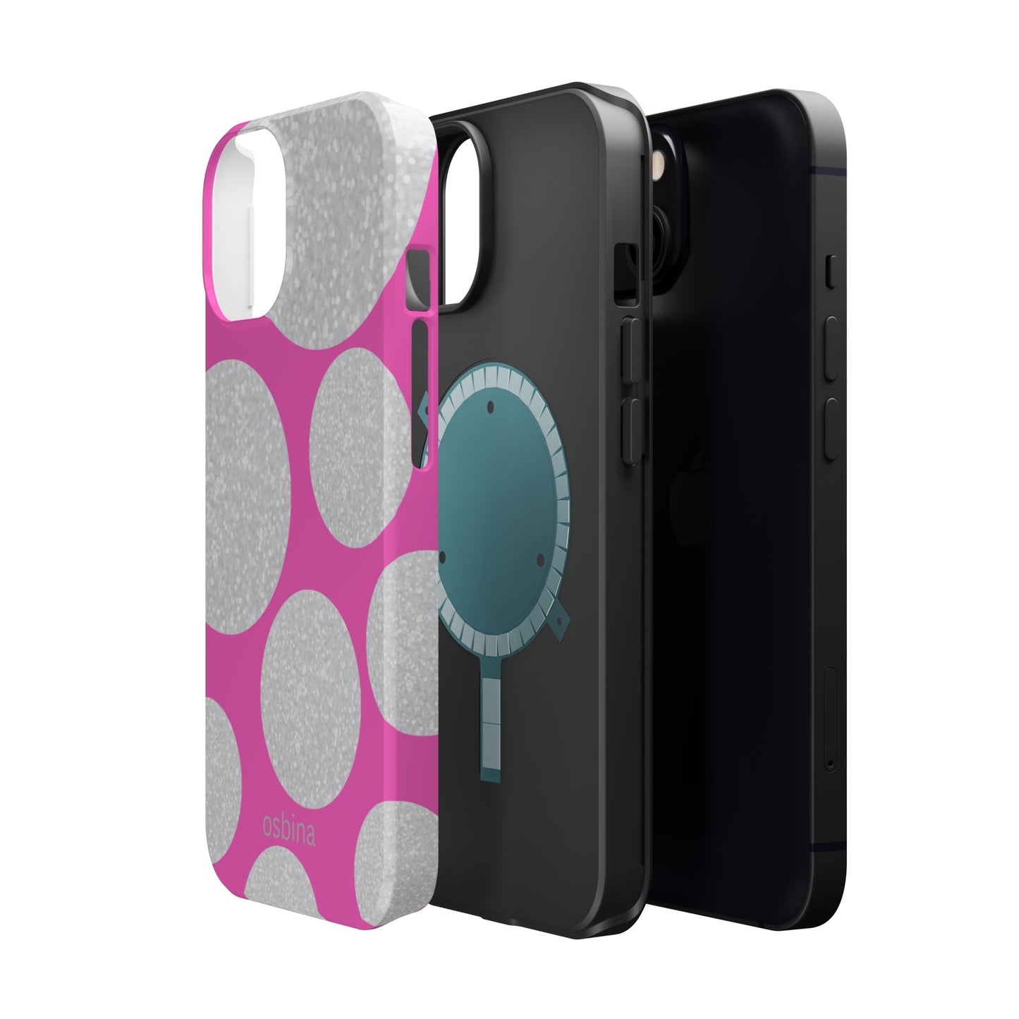 osbina | MagSafe compatible for iPhone | The Sparkling Bubbles Case | YAYOU Collection Supporting Shine Like Sable