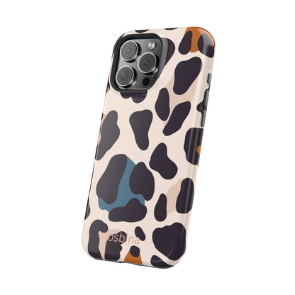 osbina | MagSafe compatible for iPhone | Leopard Luxe Color Pop Leopard Print Phone Case | Modern Muse Collection