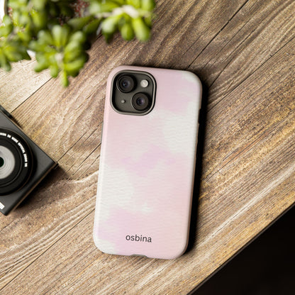 osbina | Pink Cotton Cloud Phone Case | Modern Muse Collection